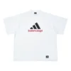 Balenciaga x adidas Oversized-T-Shirt „White“ 731769TNVA69065