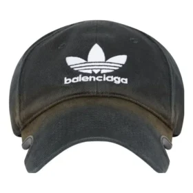 Balenciaga x adidas Trefoil Balenciaga Logo-Kappe „Black White“ 723749410B21077 Balenciaga x adidas Trefoil Balenciaga Logo-Kappe „Black White“ 723749410B21077