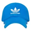 Balenciaga x adidas Trefoil Balenciaga Logo-Kappe „Blue White“ 723749410B2-4877