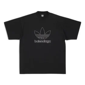 Balenciaga x adidas Trefoil T-Shirt „Black White“ 723976TNVN81070 Balenciaga x adidas Trefoil T-Shirt „Black White“ 723976TNVN81070