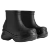 Balenciaga x Crocs Plateau-Stiefeletten „Black“ 713679W1S8E1000