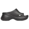 Balenciaga x Crocs Pool Slide Sandalen „Black“ 677389W1S8E1000