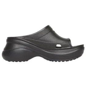 Balenciaga x Crocs Pool Slide Sandalen „Black“ 677389W1S8E1000