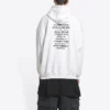 Balenciaga x FORTNITE Hoodie, mittlere Passform „White“ 600583TLVO49040