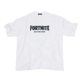 Balenciaga x FORTNITE T-Shirt Medium Fit „Weiß“ 612966TLVO39040 Balenciaga x FORTNITE T-Shirt Medium Fit „Weiß“ 612966TLVO39040