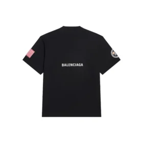 Balenciaga x NASA Crossover Space Retro Kurzarm-T-Shirt „Black“ 651795TKVD71070 Balenciaga x NASA Crossover Space Retro Kurzarm-T-Shirt „Black“ 651795TKVD71070