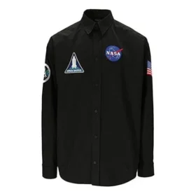 Balenciaga x NASA Space Multi-Patch-Shirt „Black“ 663076TYB181000 Balenciaga x NASA Space Multi-Patch-Shirt „Black“ 663076TYB181000