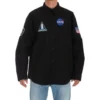 Balenciaga x NASA Space Multi-Patch-Shirt „Black“ 663076TYB181000