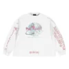 Balenciaga x Pink Martini Langarm-T-Shirt Oversized „Ecru“ 699191TMVN99800