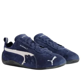 Balenciaga x Puma Speedcat Suede „Distressed Navy White“ 847146WSDSD4191 Balenciaga x Puma Speedcat Suede „Distressed Navy White“ 847146WSDSD4191