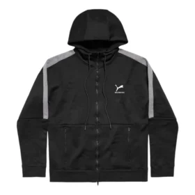 Balenciaga x Puma Trainingsjacke mit Kapuze „Black Dark Heather Grey“ 846912TTVB41065 Balenciaga x Puma Trainingsjacke mit Kapuze „Black Dark Heather Grey“ 846912TTVB41065