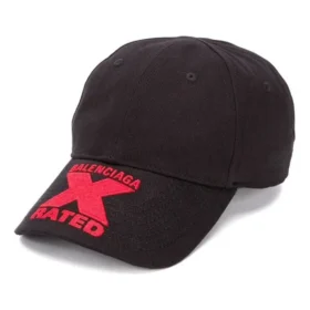 Balenciaga x Rated Cap „Black Red“ 617144410B21074 Balenciaga x Rated Cap „Black Red“ 617144410B21074