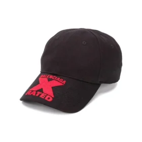 Balenciaga x Rated Cap „Black Red“ 617144410B21074 Balenciaga x Rated Cap „Black Red“ 617144410B21074