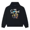 Balenciaga x THE SIMPSONS Baumwoll-Hoodie, weite Passform „Schwarz“ 675003TLVG81000