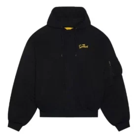 Balenciaga x The Simpsons Gepolsterter Bomber-Hoodie „Schwarz“ 657115TLVG71000