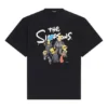 Balenciaga x THE SIMPSONS Oversized-Baumwoll-T-Shirt „Black“ 676589TLVG71000