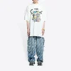Balenciaga x THE SIMPSONS Oversized-Baumwoll-T-Shirt „White“ 676589TLVG70901