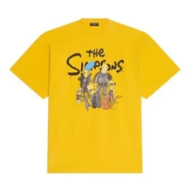 Balenciaga x THE SIMPSONS Oversized-Baumwoll-T-Shirt „Yellow“ 676589TLVG77200 Balenciaga x THE SIMPSONS Oversized-Baumwoll-T-Shirt „Yellow“ 676589TLVG77200
