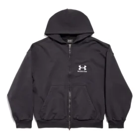 Balenciaga x Under Armour Zip-Up-Hoodie „Black White“ 803264TRVB89034 Balenciaga x Under Armour Zip-Up-Hoodie „Black White“ 803264TRVB89034