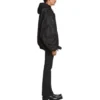 Balenciaga x WFP Leichte Bomberjacke mit Kapuze „Black“ 752178TLO251000