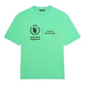 Balenciaga x WFP T-Shirt, Medium Fit „Green“ 612966THV844162 Balenciaga x WFP T-Shirt, Medium Fit „Green“ 612966THV844162