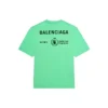 Balenciaga x WFP T-Shirt, Medium Fit „Green“ 612966THV844162