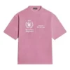 Balenciaga x WFP T-Shirt, mittlere Passform „Pink“ 612966THV845621