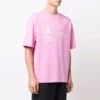Balenciaga x WFP T-Shirt, mittlere Passform „Pink“ 612966THV845621