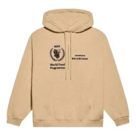 Balenciaga x World Food Programme Hoodie in mittlerer Passform „Beige“ 600583TJVK49605