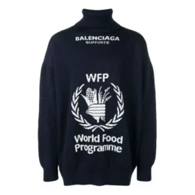 Balenciaga x World Food Programme Pullover „Navy White“ 542703T15074177