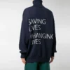 Balenciaga x World Food Programme Pullover „Navy White“ 542703T15074177
