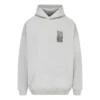 Barcode Baumwoll-Hoodie „Grey“ 651799TKVE68174