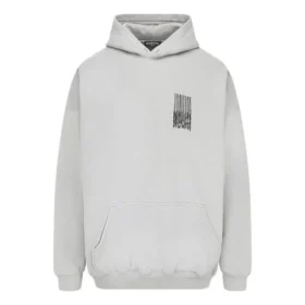 Barcode Baumwoll-Hoodie „Grey“ 651799TKVE68174