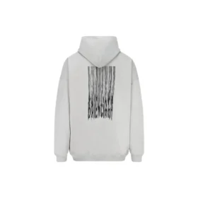 Barcode Baumwoll-Hoodie „Grey“ 651799TKVE68174