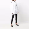 Barcode-Baumwoll-Hoodie „Weiß“ 651799TKVE69040