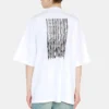 Barcode-T-Shirt „Weiß“ 661715TKVE59040