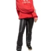 Baumwoll-Hoodie mit BB-Logo, Oversize, „Rot“ 547765TCV316400