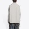 Baumwoll-Shirt, Large Fit „Cement Grey“ 681688TKM102967