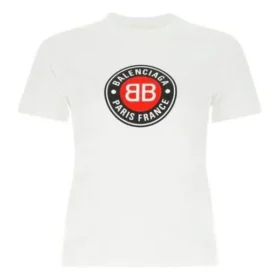 Baumwoll-T-Shirt mit Aufdruck, kurzärmelig, weiß 612964TJVD69000 Baumwoll-T-Shirt mit Aufdruck, kurzärmelig, weiß 612964TJVD69000