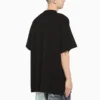 Baumwoll-T-Shirt mit College-Logo-Print „Schwarz“ 676589TLV898067