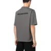 Baumwoll-T-Shirt mit gesticktem Logo „Grey“ 612966TNVG91300
