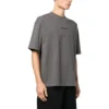 Baumwoll-T-Shirt mit gesticktem Logo „Grey“ 612966TNVG91300