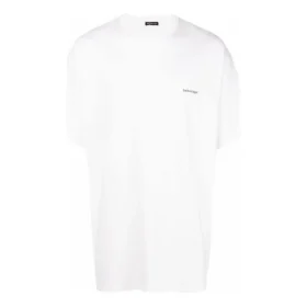 Baumwoll-T-Shirt mit kleinem Logo-Aufdruck „Weiß“ 556151TYK289000 Baumwoll-T-Shirt mit kleinem Logo-Aufdruck „Weiß“ 556151TYK289000