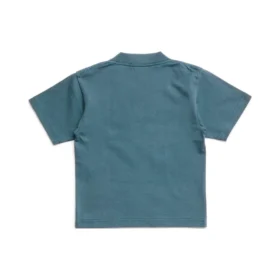 Baumwoll-T-Shirt mit Logo-Aufdruck „Blue“ 681864TOVK74005