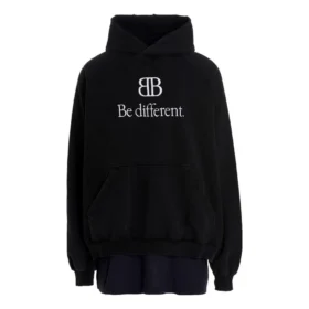 BB Be Different Hoodie mit Aufnähern „Schwarz“ 720406TNVV11070 BB Be Different Hoodie mit Aufnähern „Schwarz“ 720406TNVV11070