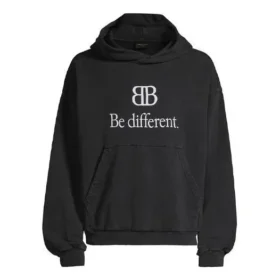 BB Be Different Popover-Hoodie „Schwarz-Weiß“ 720406TNVB41070