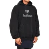 BB Be Different Popover-Hoodie „Schwarz-Weiß“ 720406TNVB41070