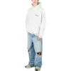 BB Corp Baumwoll-Hoodie „White“ 713677TOVP19081