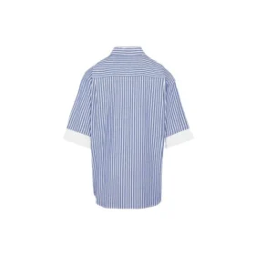 BB Icon Layered Kurzarm-Shirt „Blue White“ 699195TMM234640