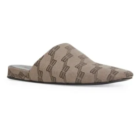 BB Monogram Cosy Pantoletten „Beige-Braun“ 653879W2I103020